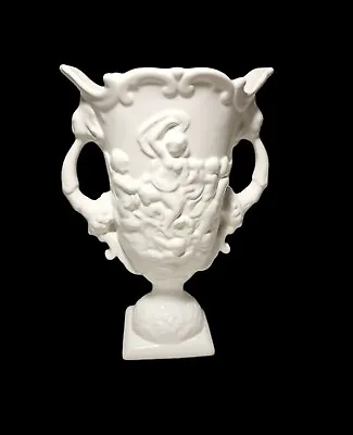 Buy Elpa Alcobaca White 11  Double Handle Vase Urn Cherubs Angels Portugal  Vintage • 37.05£