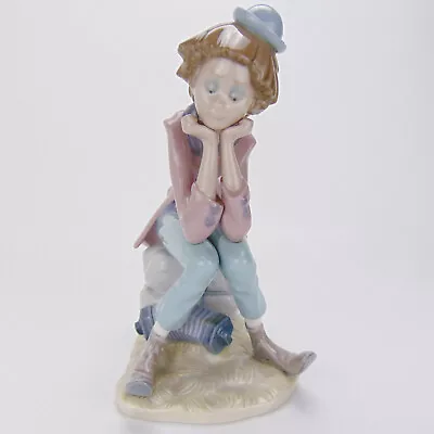 Buy Lladro Figurine Clown Thinking 5058 Spanish Porcelain Figures • 99.99£