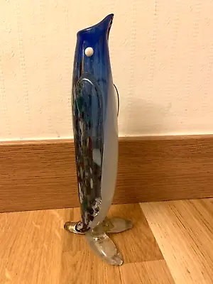 Buy Murano Glass 12  Penguin Vase Hand Blown Mid Century • 14.99£
