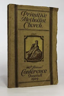 Buy Primitive Methodist Church: Handbook Of The Annual Conference, Tunstall, 1929 • 48£