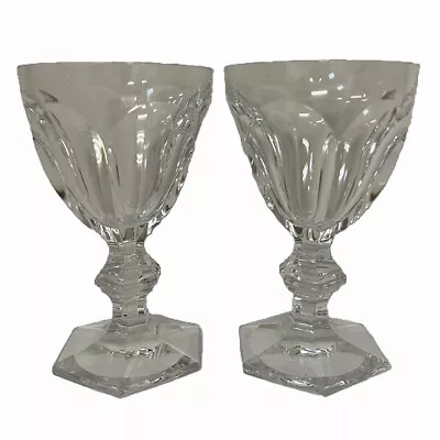 Buy Baccarat Harcourt Wine Glasses Brand Tableware Glass Free Shipping [Used] • 112.45£