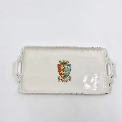 Buy Vintage Gemma Crested China Heraldic Souvenir Model Of Tray- Hastings Crest • 7£