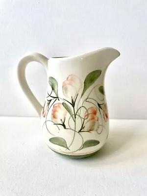 Buy Cinque Ports Pottery Jug, The Monastery Rye, Beautiful Hand Painted Sweet Peas • 5.95£