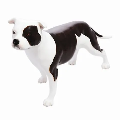 Buy John Beswick Collectors Dog Figurine - Black & White Staffordshire Bull Terrier • 58.99£