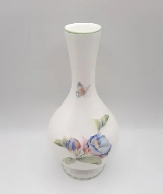 Buy Aynsley Bud Vase Bone China Celeste Pattern Floral 6in Tall • 6£