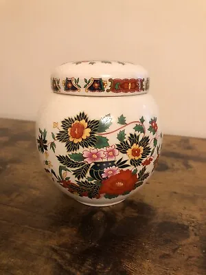Buy Sadler England Vintage Ginger / Storage Jar With Lid Approx 13cm Tall X 12 Cm • 7.99£