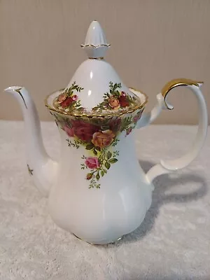 Buy Royal Albert Old Country Roses Coffee Pot 23cm Tall. • 12.50£