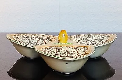 Buy Beswick Porcelain Art Deco  3-Sectional Hors D'oeuvres Serving Dish Vgc • 19.99£
