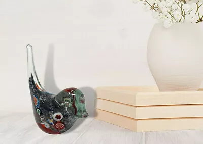 Buy Hand Blown Glass Birds, Handmade Crystal Sculpture Tabletop, Xmas Birthday Gift • 5.99£