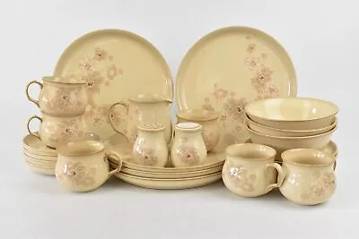 Buy Vintage Denby 25 Piece Stoneware Daybreak Dining Set Handcrafted Bowl Plate Cup  • 29.99£