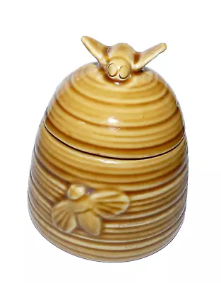 Buy Vintage Ceramic Bee Hive - Honey / Jam / Sugar Lidded Pot • 5.75£