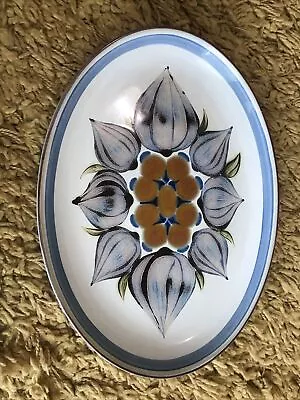 Buy Denby Langley Chatsworth Oval Plate 11” Diam Vintage Never Used • 12.99£