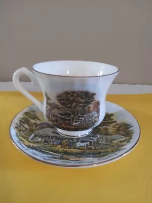 Buy Royal Stanley Tea Cup And Saucer Staffordshire England, Autumn In England  • 30.83£