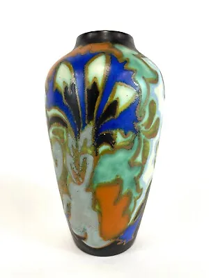 Buy Art-crafts Gouda Zuid Vintage Retro Dutch Folk Art Deco Vase • 237.08£