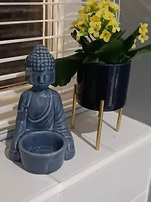 Buy Sitting Buddha Candle Holder Great For Tealight Candles, In Excellent Condition • 6£