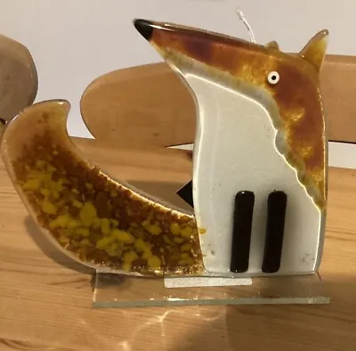 Buy Fused Glass Ornament Fox  - Nobilé Glassware - New Funds For Hedgehog Care • 41£