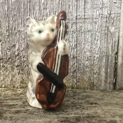 Buy Miniature Beswick Cat Cello Player • 10£