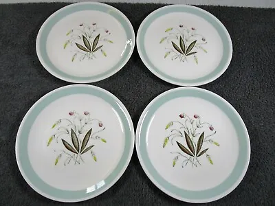 Buy 4 Vintage Alfred Meakin England Hedgerow Design Floral Side Plate / Tea Plates • 10.95£