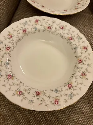 Buy Paragon First Choice Fine Bone China Scalloped Rimmed Soup Bowls X 4 • 39.99£