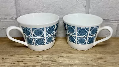 Buy Vintage (1960’s) Royal Tuscan 'Charade'  2 X Cup Fine Bone China Made In England • 8.99£