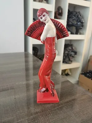 Buy Peggy Davies Kevin Francis 10  Ltd Ed RUBY FUSION RED LADY WITH A FAN DANCER • 90£