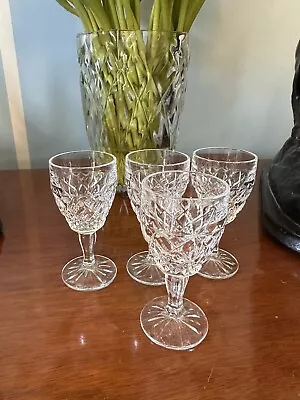 Buy 4x Crystal Sherry Glasses, Open To Offers • 8£