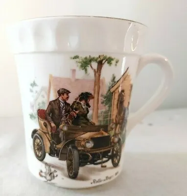 Buy Crown Stafford Shire Mug Tea Cup Fine Bone China England 1801 Rolls Royce 1904 • 9£