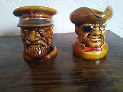Buy 2x Vintage Lord Nelson Pottery Jugs.  Fisherman And Pirate. • 10.99£