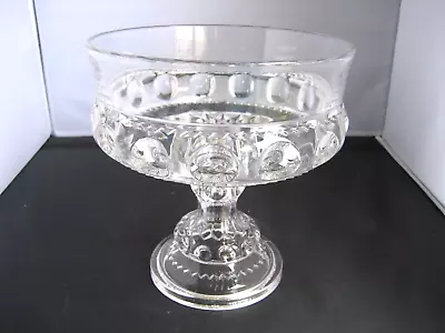 Buy Vintage Stand Crystal Bowl / Glass Ware (15.5 X 14.5 Cm) • 21.35£