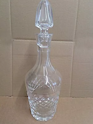 Buy Vintage Cut Glass Decanter With Stopper Ref/B  13  Tall • 9.99£