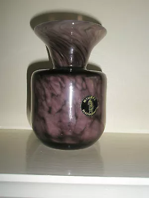 Buy Mtarfa Glass Maltese Hand-blown Art Glass Vase • 12.50£