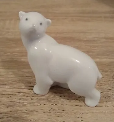 Buy Vintage 1983 Lladro Polar Bear Figurine Porcelain Ornament Nao Daisa Spain • 8.50£