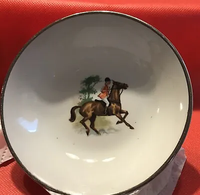 Buy Vintage Ridgeway Staffordshire Pottery Bowl With Girl On A Pony • 12£