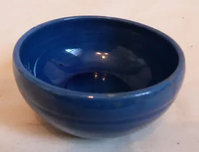 Buy Antique C H Brannam Barum Ware Pottery Arts & Crafts Blue 4  Bowl Barnstaple • 17.50£