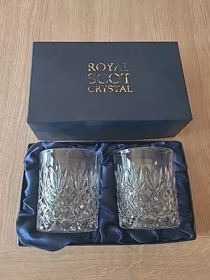 Buy Royal Scot Crystal Shot/Whisky Glasses - Pair • 5.50£