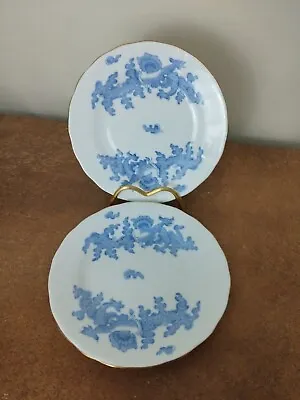 Buy Pair Of Antique C.1920, Blue Dragon Pattern, Bone China 17.5cm Side Plates • 5.95£