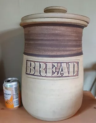 Buy Very Large Vintage Studio Pottery Lidded Bread Bin • 59.99£