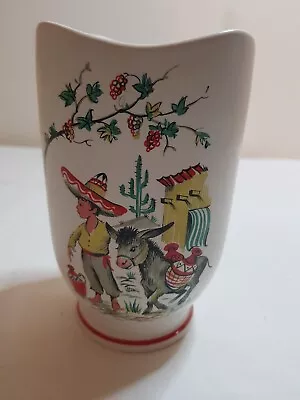 Buy Crown Ducal • Ceramic Vase • 'Little Pedro' Boy With Donkey • Vintage 1950s •292 • 8£