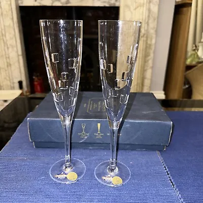 Buy Jihlava Crystal Glass Hand Cut 24% PbO Czech Republic Champagne Glass • 24£