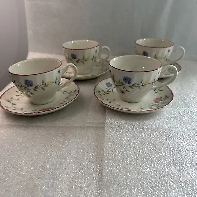 Buy Set Of 4 Johnson Brothers Summer Chintz Coffee Tea Cup & Sauce • 23.78£