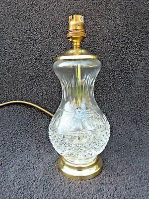 Buy Stuart Crystal Glass Table Lamp Vintage Cut Glass • 19.99£