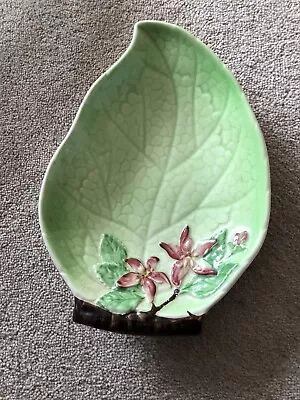Buy Carlton Ware Hand Painted Australian Design Apple Blossom Leaf Dish 12cm • 4£