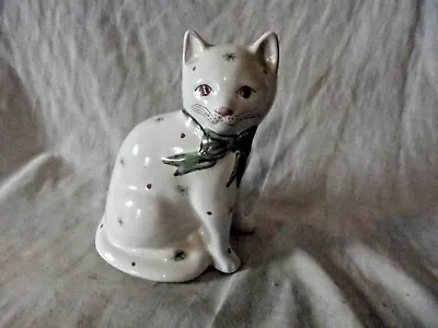 Buy Vintage Ceramic Cat Hand Painted At Rye Studio Pottery   15 Cm  • 45£