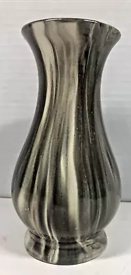 Buy Vintage  Gray And Cream Pottery Vase Mid-Century Modern 7.5  Tall • 18.24£