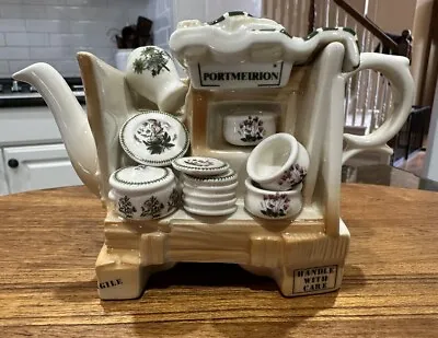 Buy Adorable Paul Cardew Portmeirion China Stall Teapot 1995 English * MINT * • 57.49£