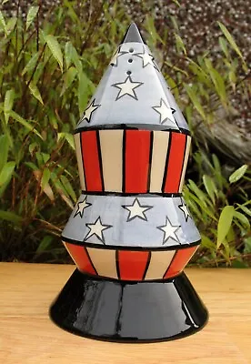 Buy Lorna Bailey Stars & Stripes Rocket Sugar Shaker Limited Edition 1/100 • 120£