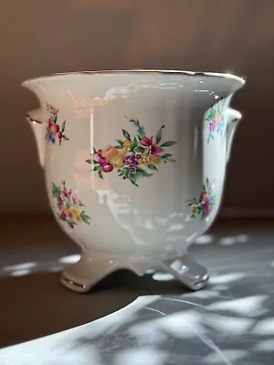 Buy Vintage Royal Winton Staffordshire England Floral Ceramic Ice Bucket Pot Vase • 28.81£