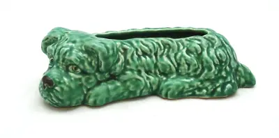 Buy Sylvac Vintage Green  Terrier Dog   Posy Vase Model Number 2024 #K1 • 7.50£