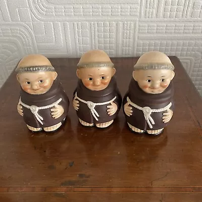Buy Three Vintage Goebel Friar Tuck Pots • 30£