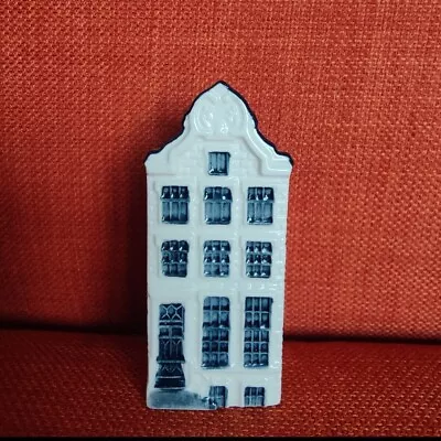 Buy KLM Bols Blue Delft Miniature House - CHIPPED Chimney - Empty - Number 62 • 3.19£